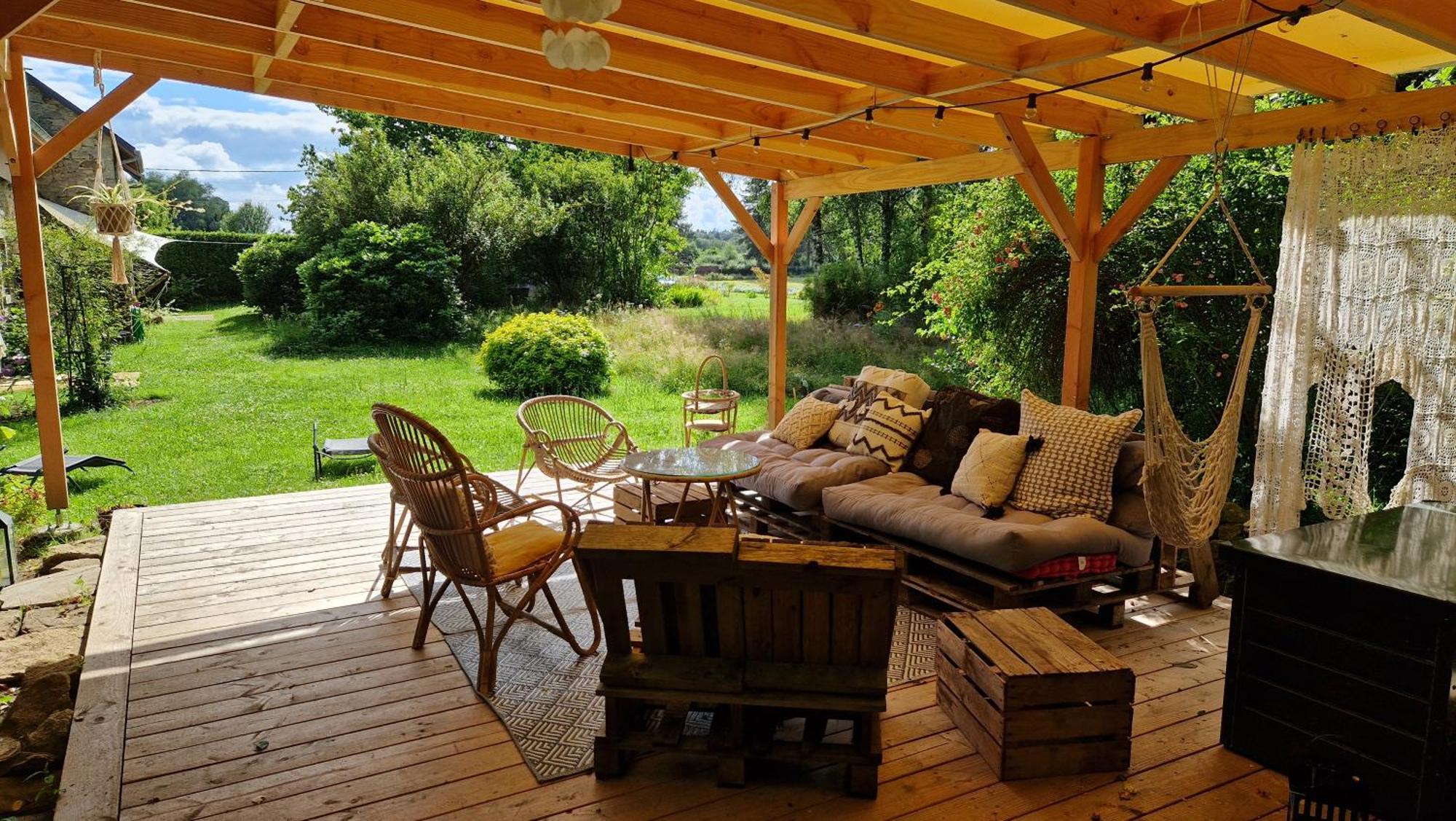 Les Jardins De Nanine Bed & Breakfast Lapleau Luaran gambar